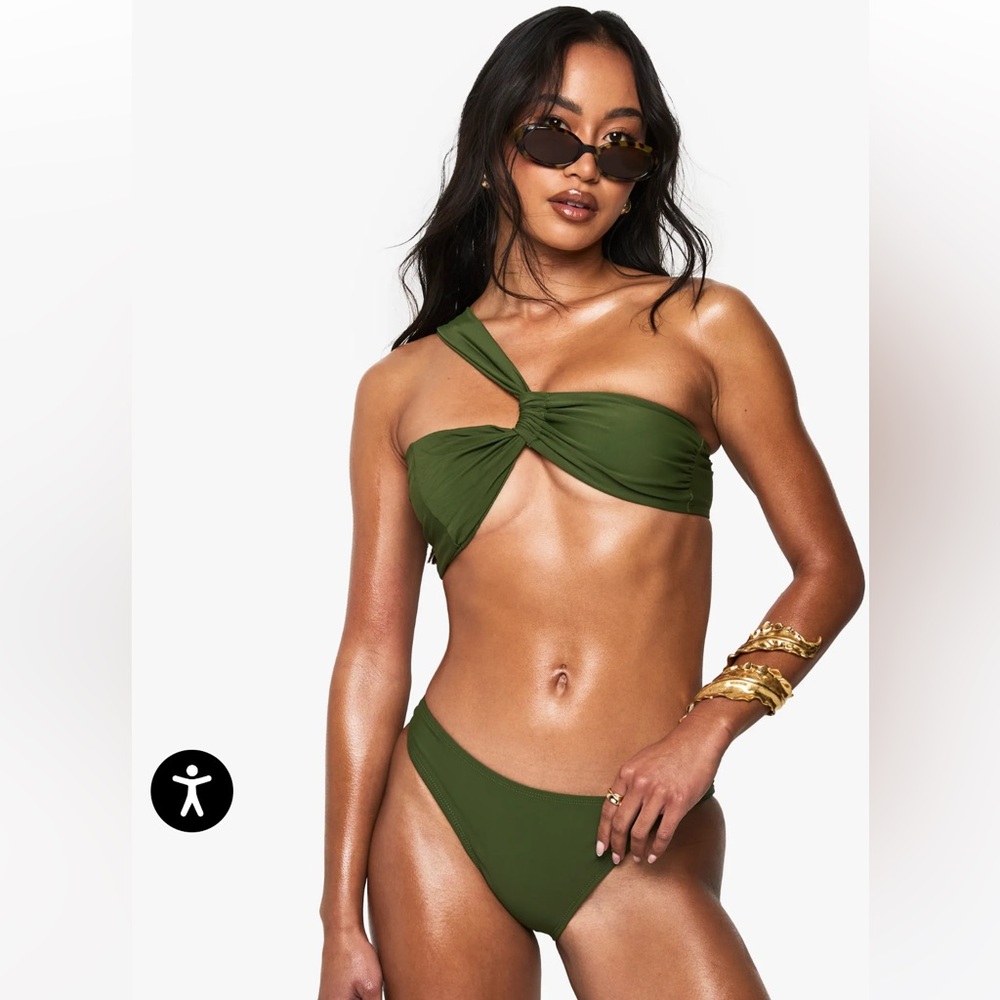 NWT Asymmetric Halterneck bikini set